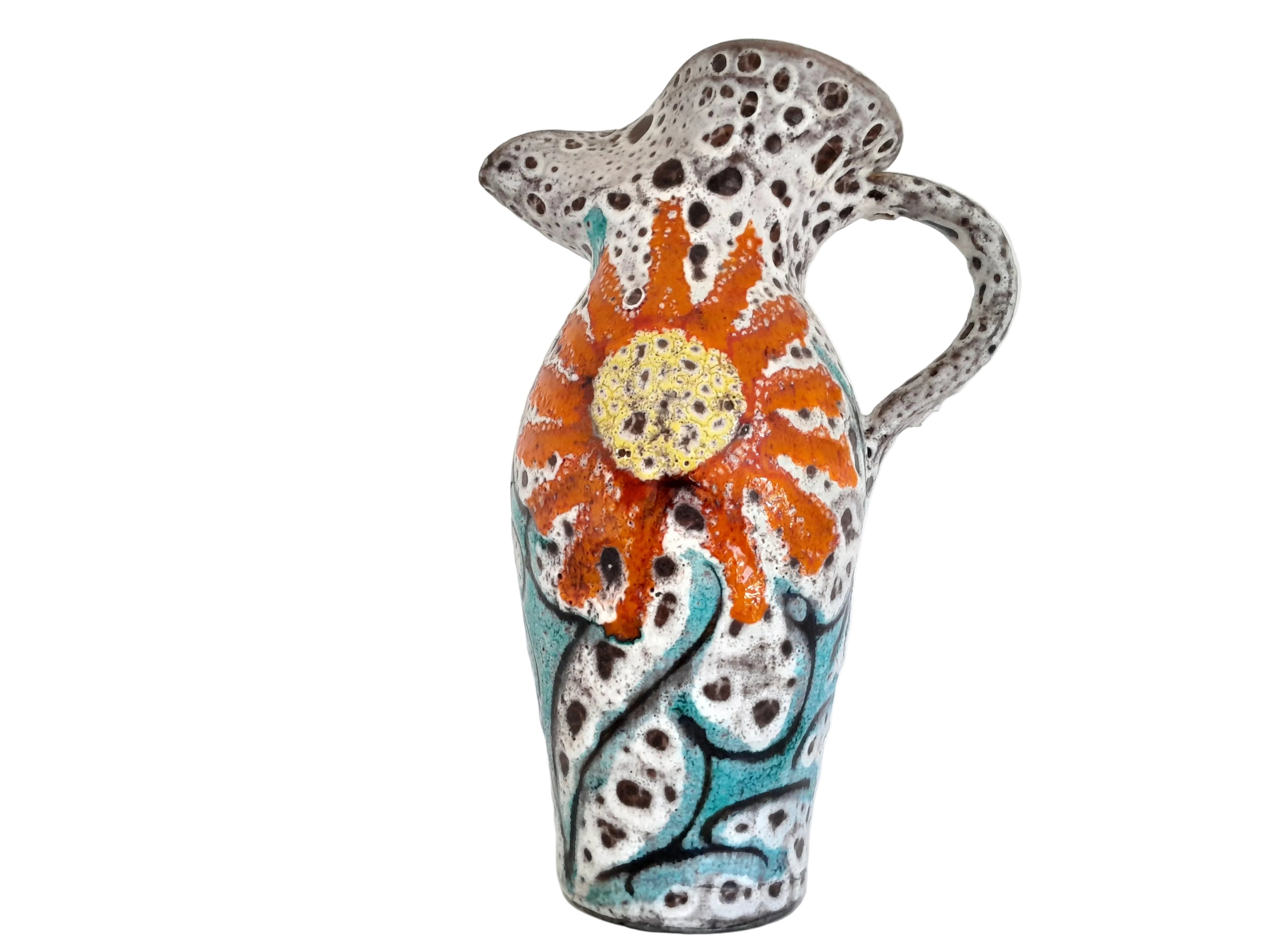 Cruche Vintage de Vallauris style Fat Lava- Ref 008