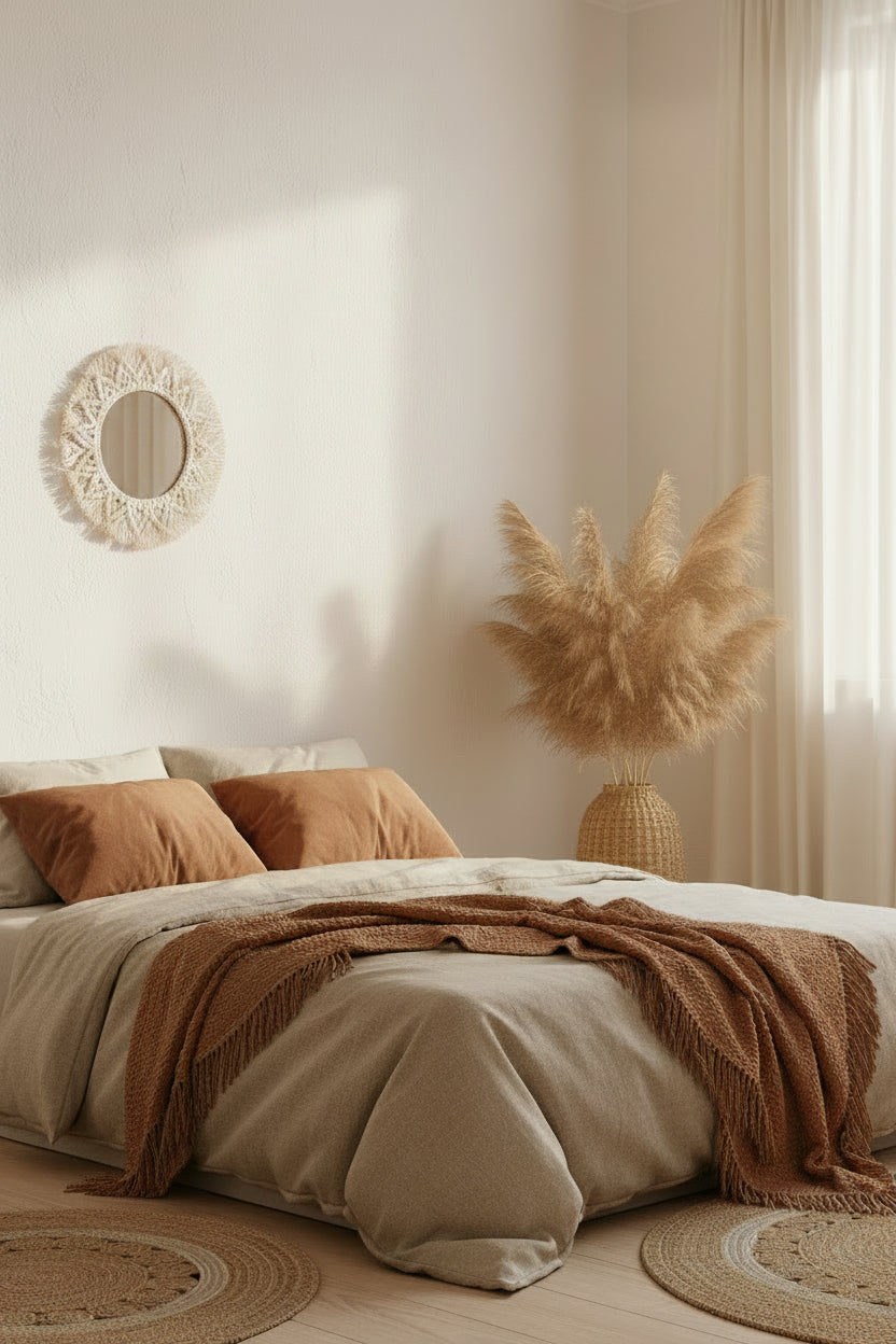 Miroir en macramé - Ref 011