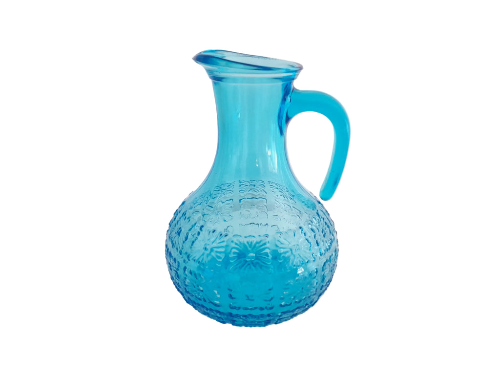 Carafe bleue Rossini années 50 - Ref 018