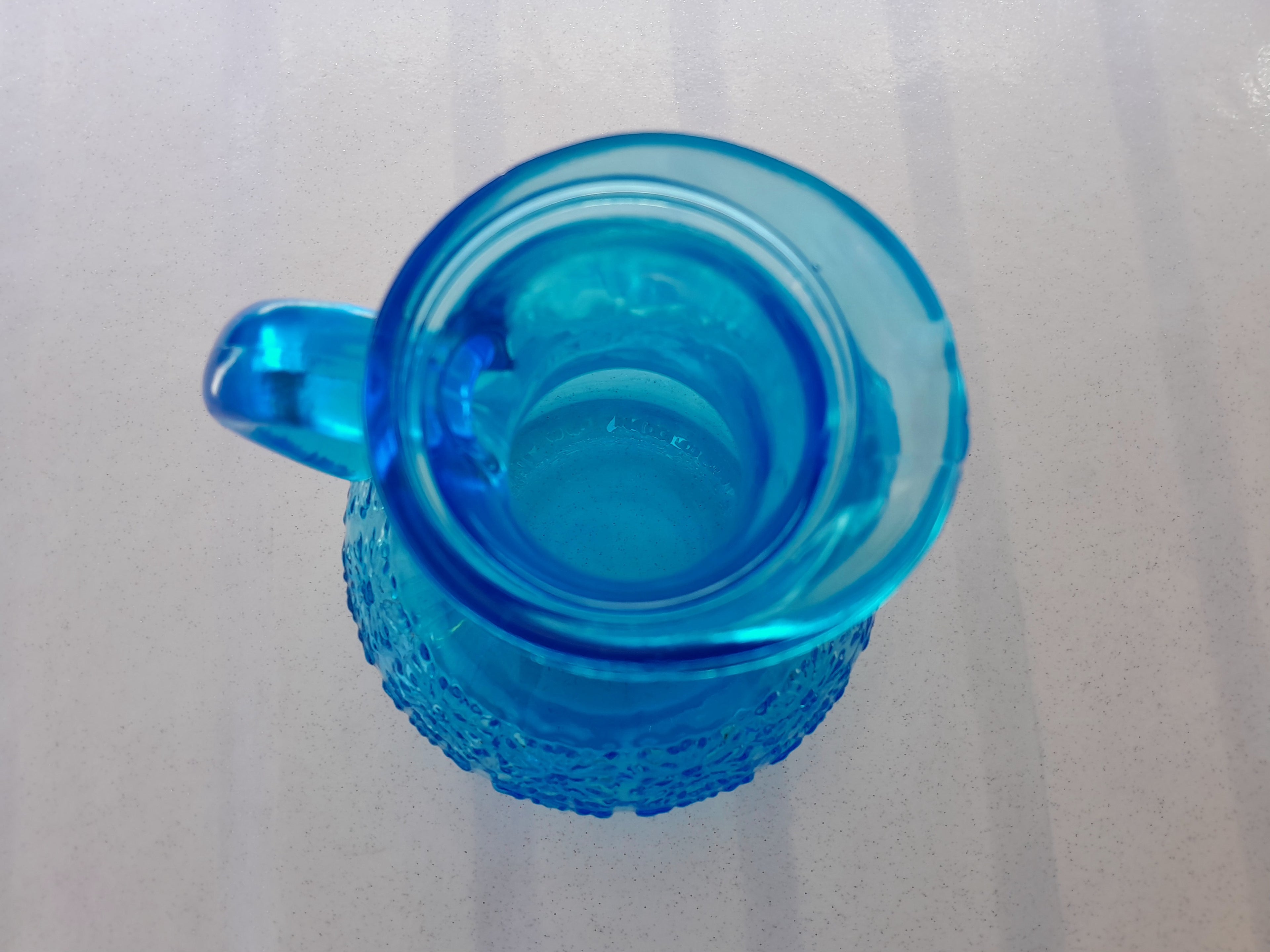 Carafe bleue Rossini années 50 - Ref 018