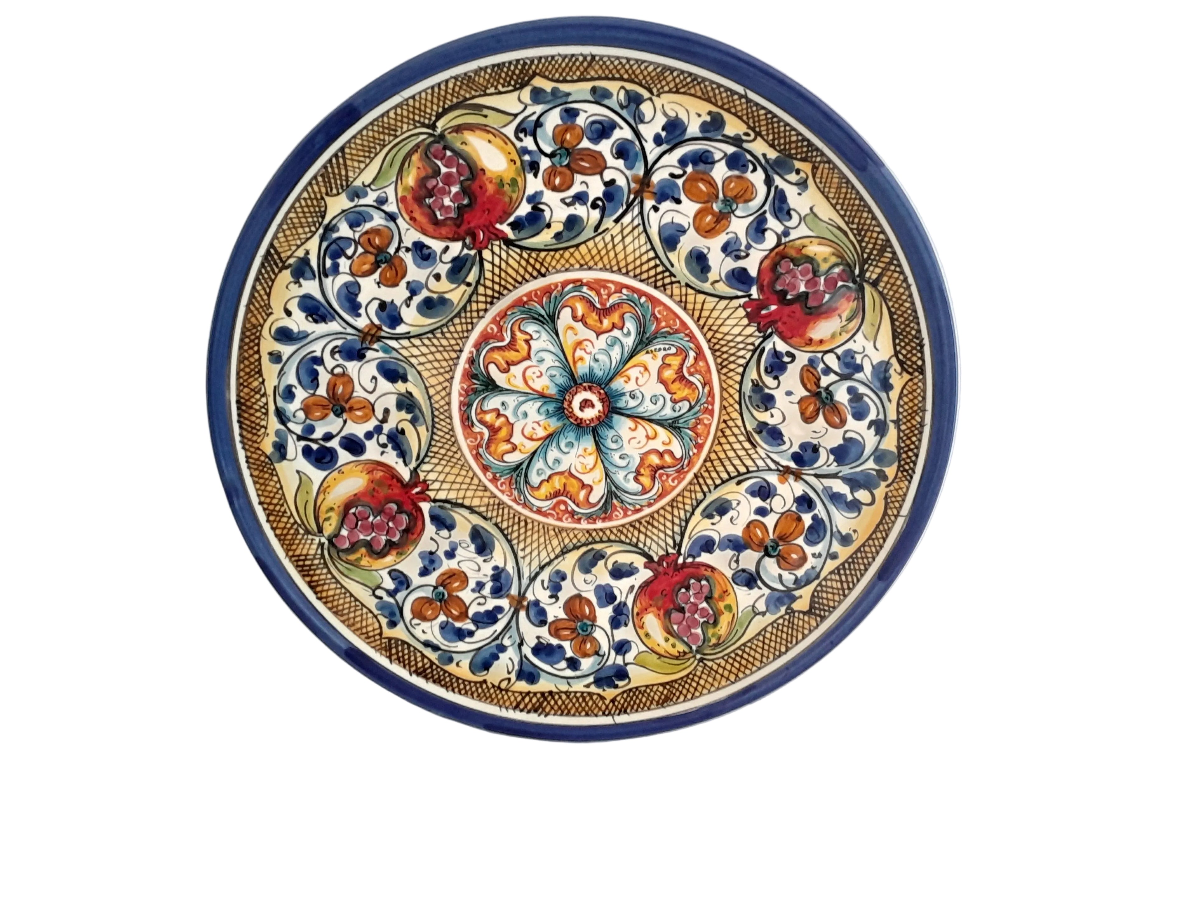 Decorative plate Esedra Caltagirone - Ref 025