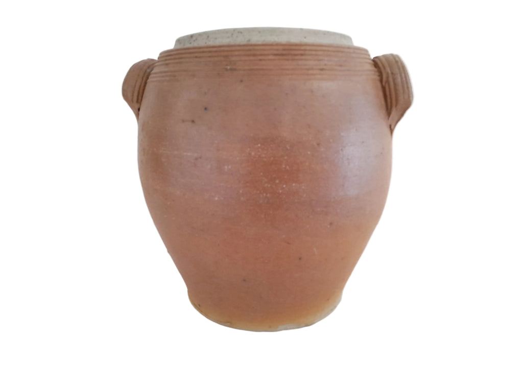 Pot en grès marron - Ref 035