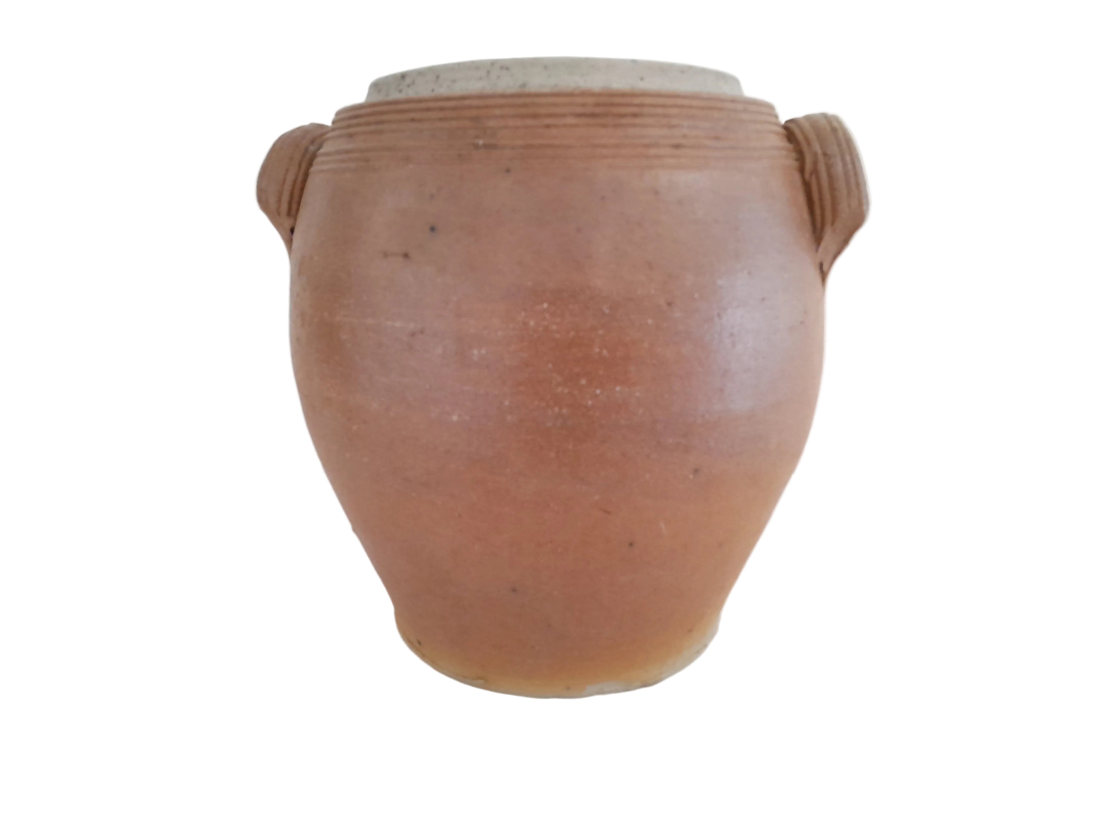 Pot en grès marron - Ref 035