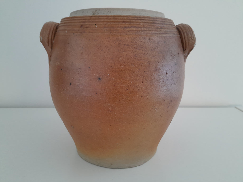 Pot en grès marron - Ref 035