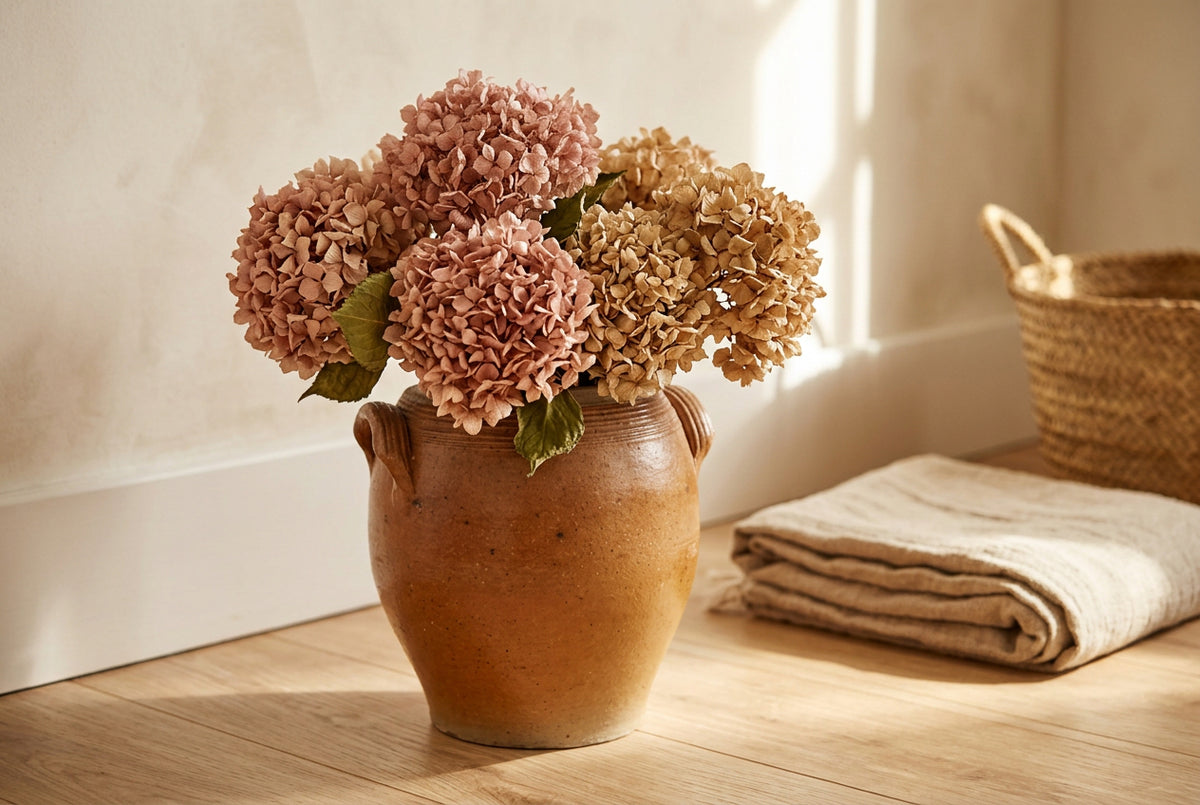 Brown stoneware fat pot - Ref 017