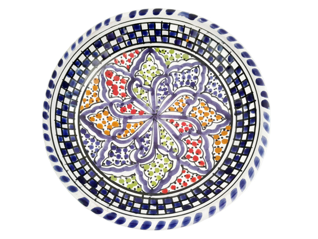 Assiette creuse tunisienne - Ref 036
