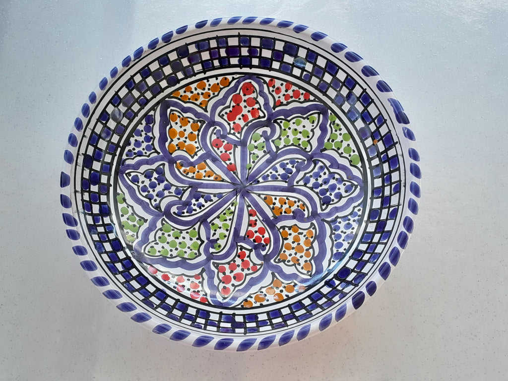 Assiette creuse tunisienne - Ref 036