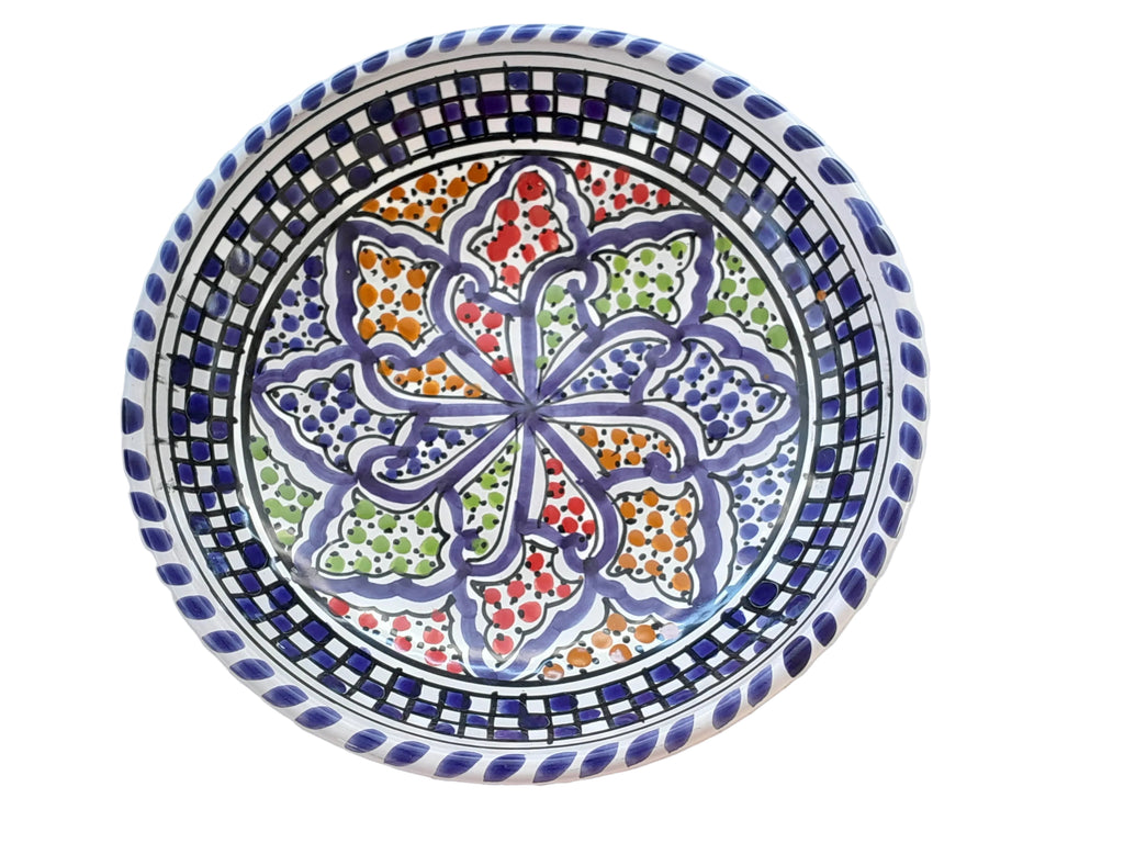 Assiette creuse tunisienne - Ref 036