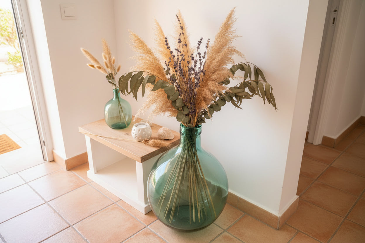 Bonbonne en verre type Dame Jeanne - Ref 039