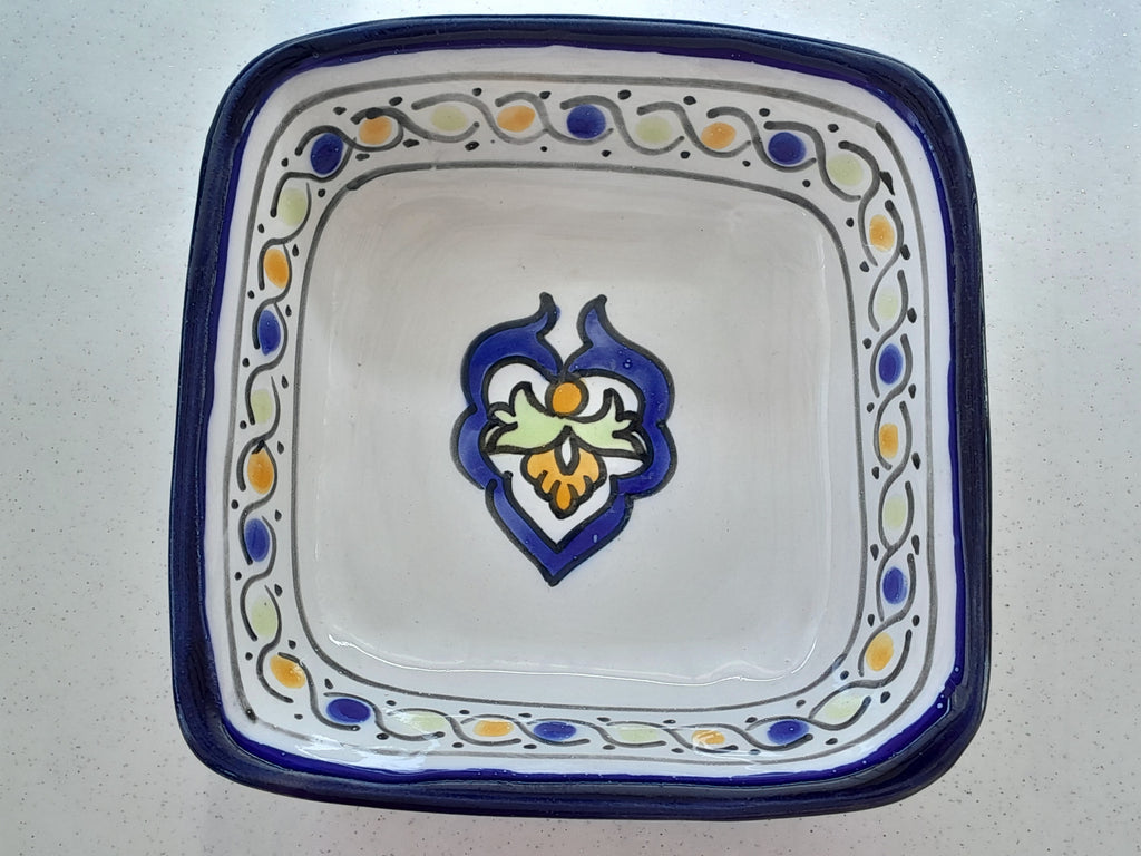 Plat artisanal céramique oriental - Ref 041