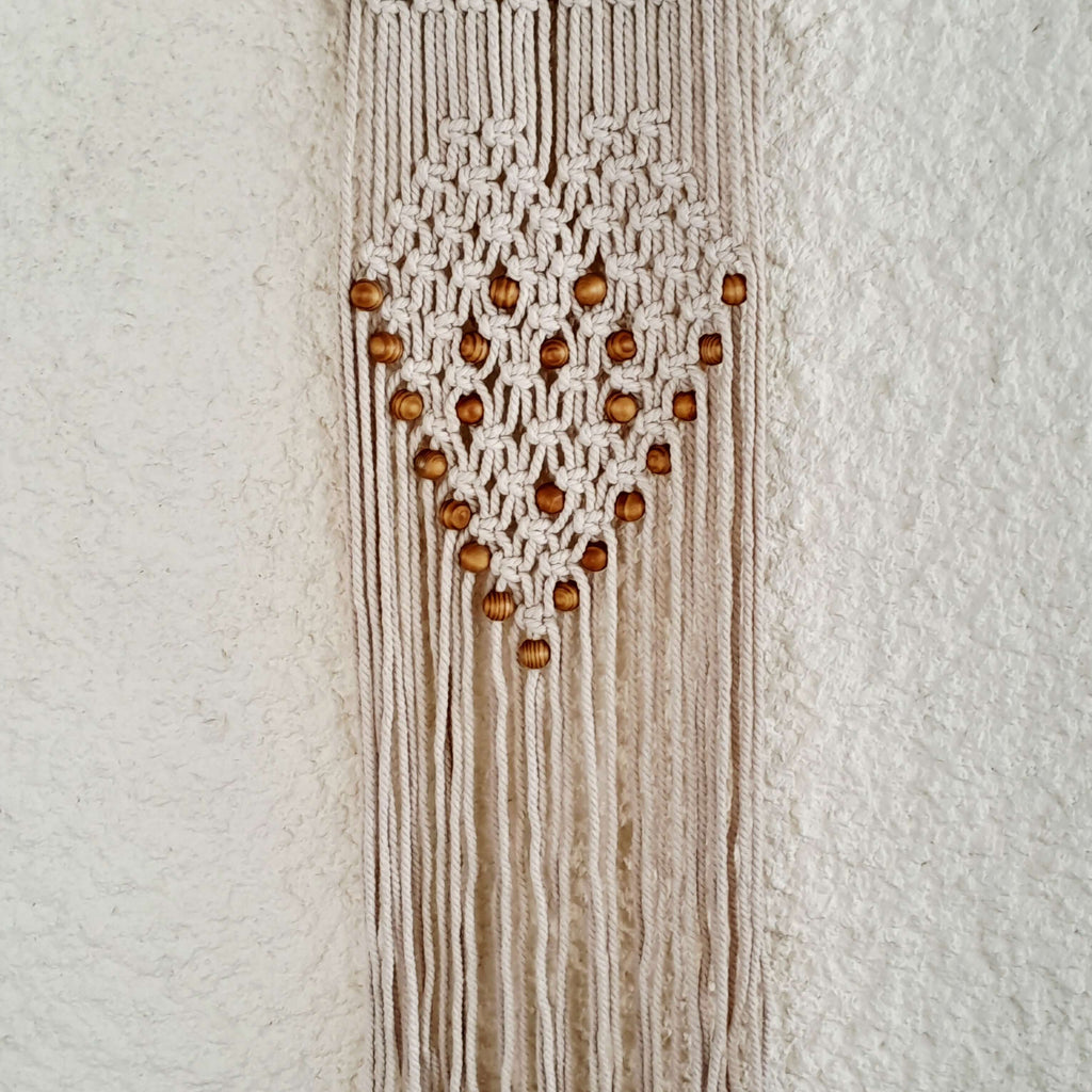 Décoration murale en macramé - Ref 043
