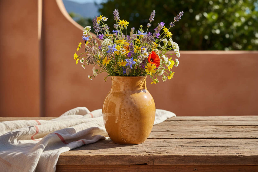Vase artisanal poterie du Sud de la France - Ref 044