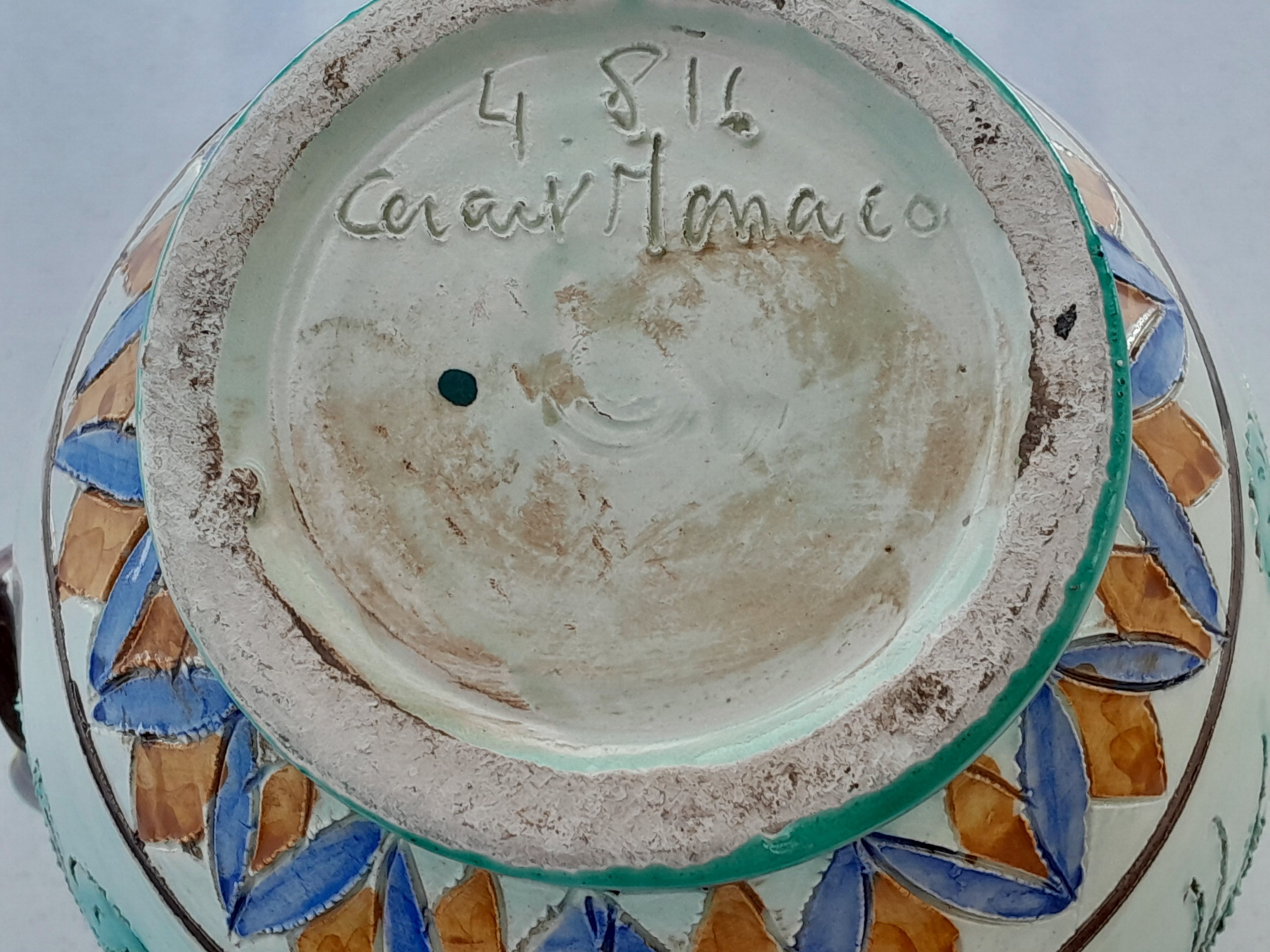 Vase en céramique Cerart Monaco- Ref 049