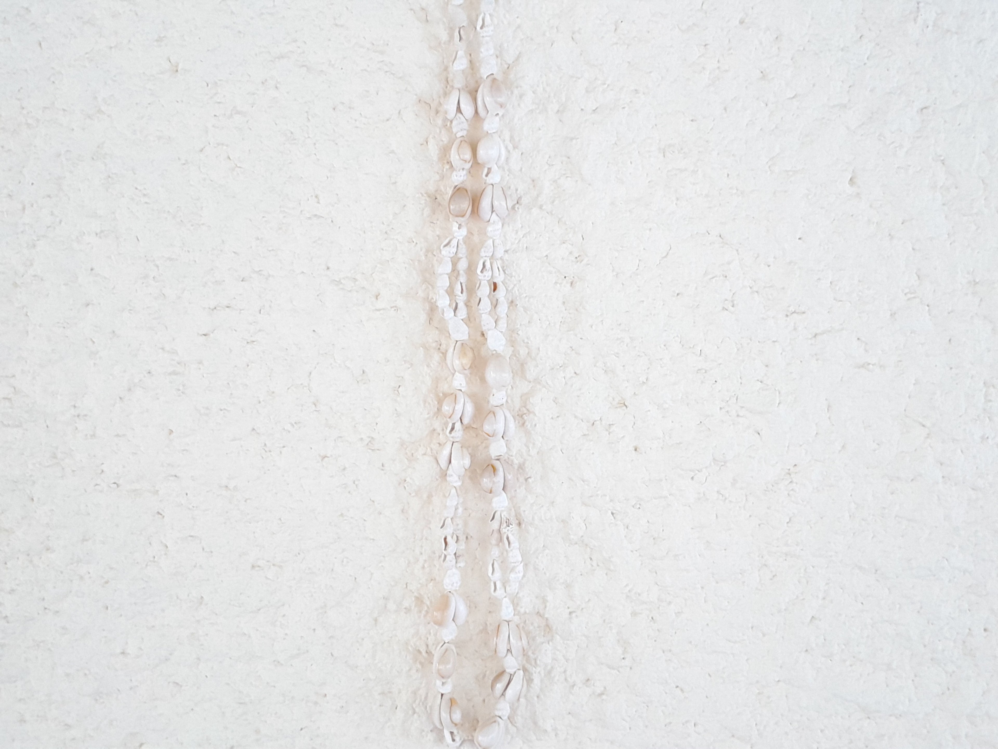Collier en coquillages vintage bord de mer- Ref 050