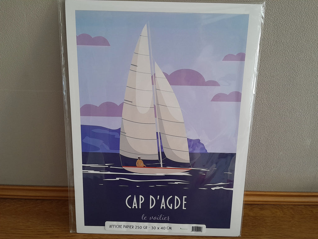 Affiche Cap d'Agde le Voilier - Ref 053