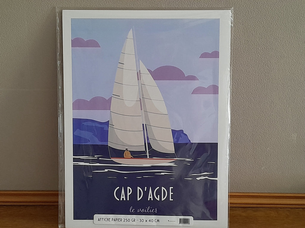 Affiche Cap d'Agde le Voilier - Ref 053