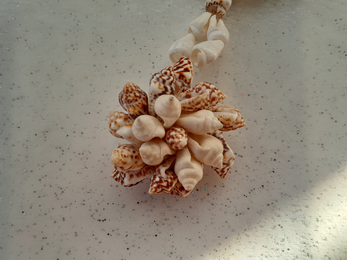 pendentif collier en coquillages
