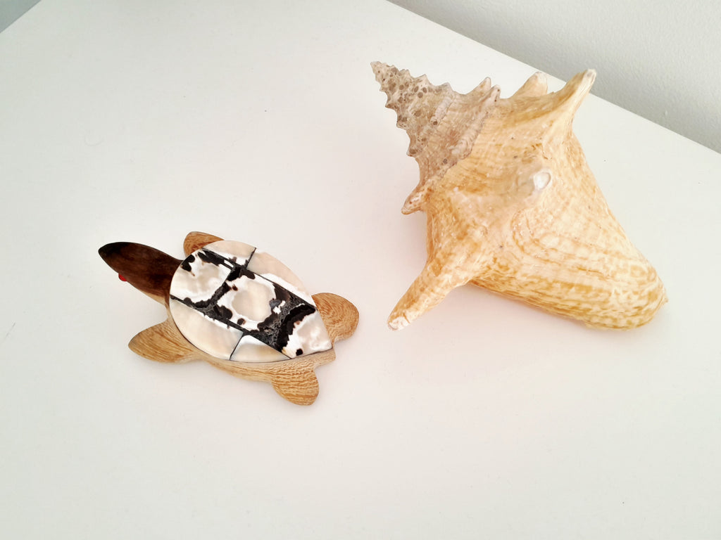 Tortue décorative en bois- Ref 045