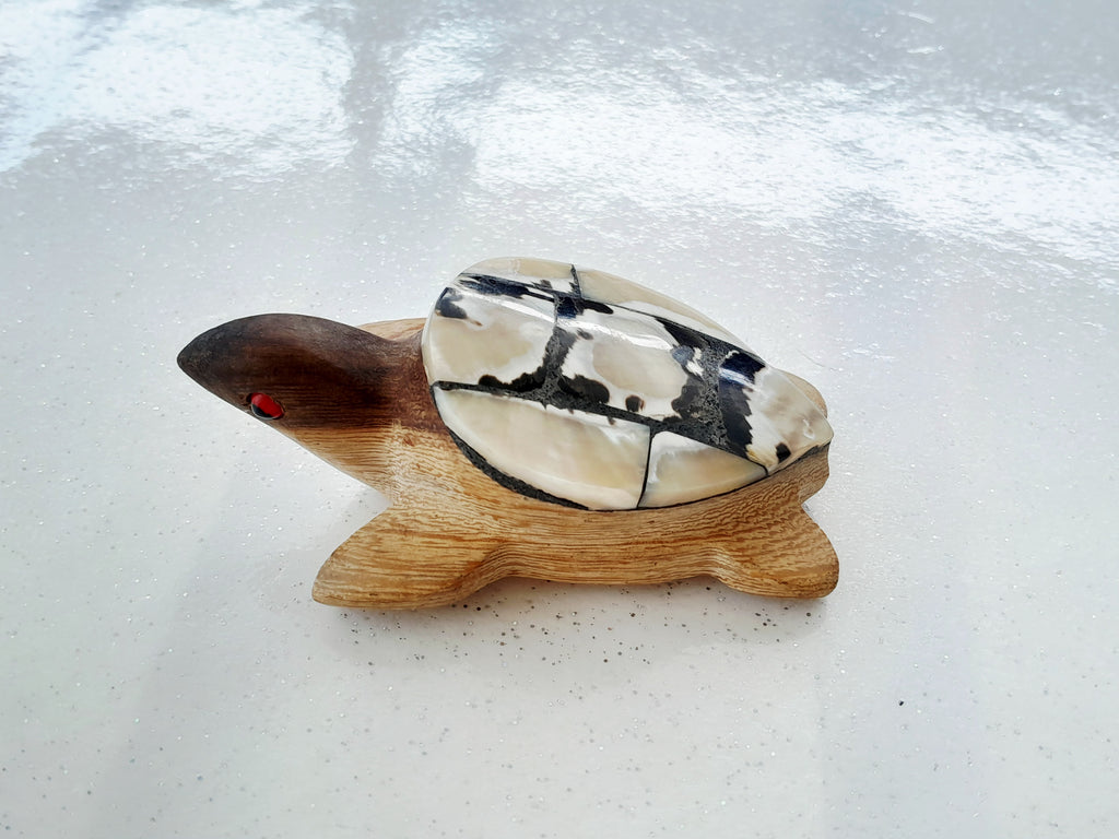 Tortue décorative en bois- Ref 045