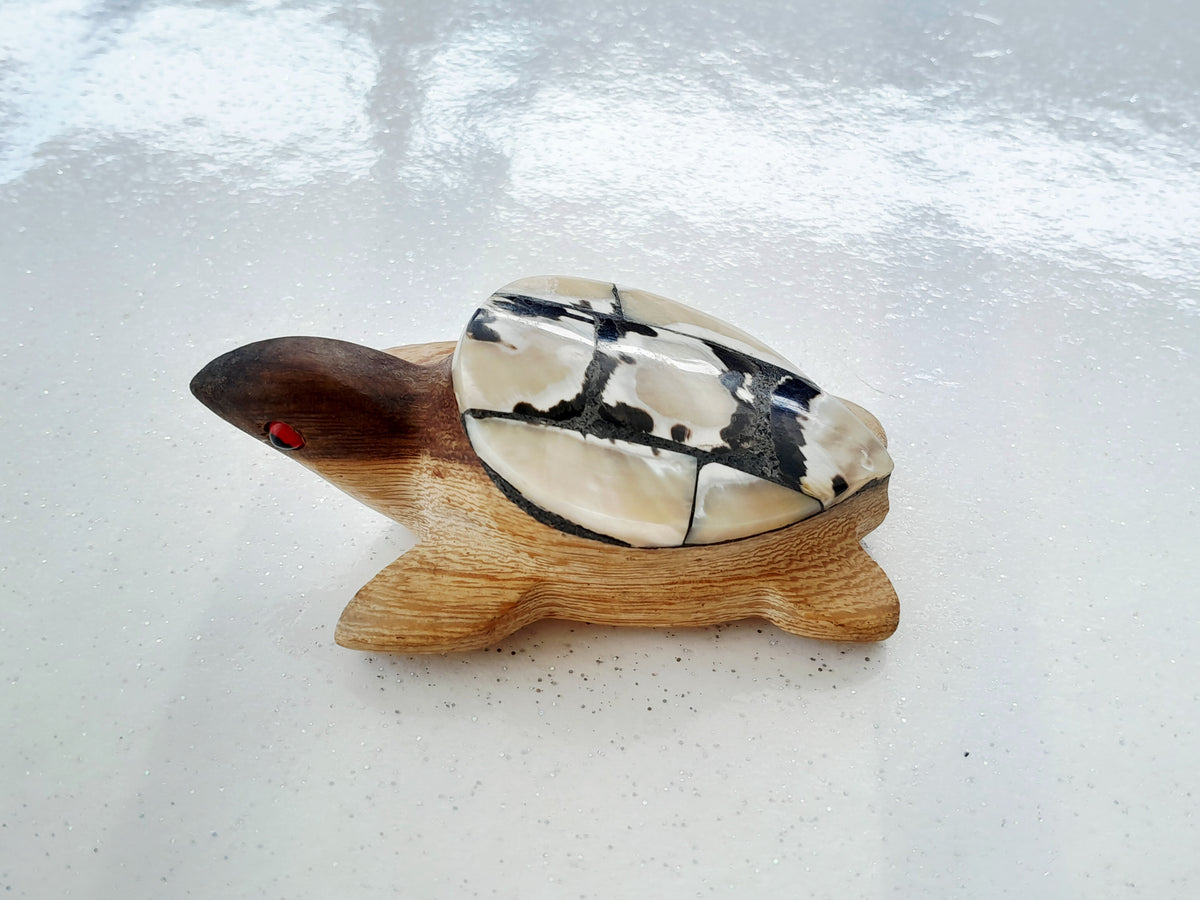 Tortue décorative en bois- Ref 045