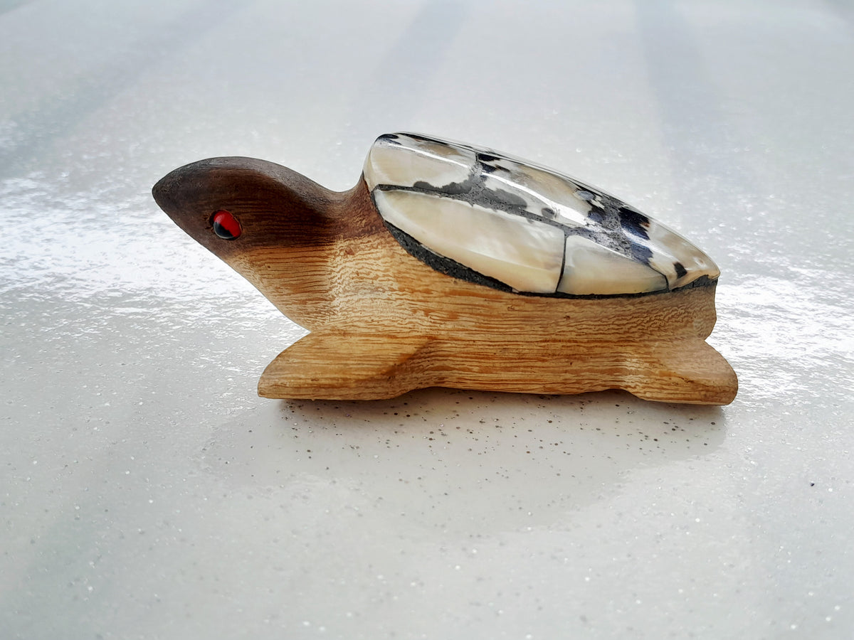 Tortue décorative en bois- Ref 045