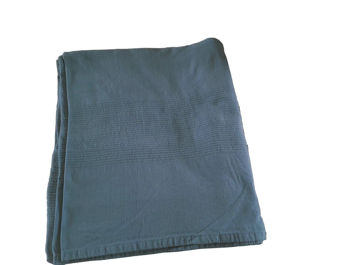 Plaid en coton couleur bleu céladon - Ref 056