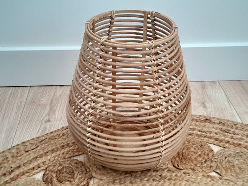 Lanterne en rotin naturel - Ref 063