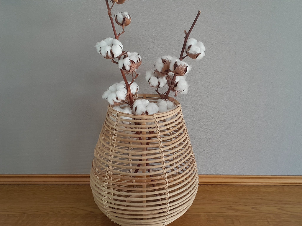 Lanterne en rotin naturel - Ref 063