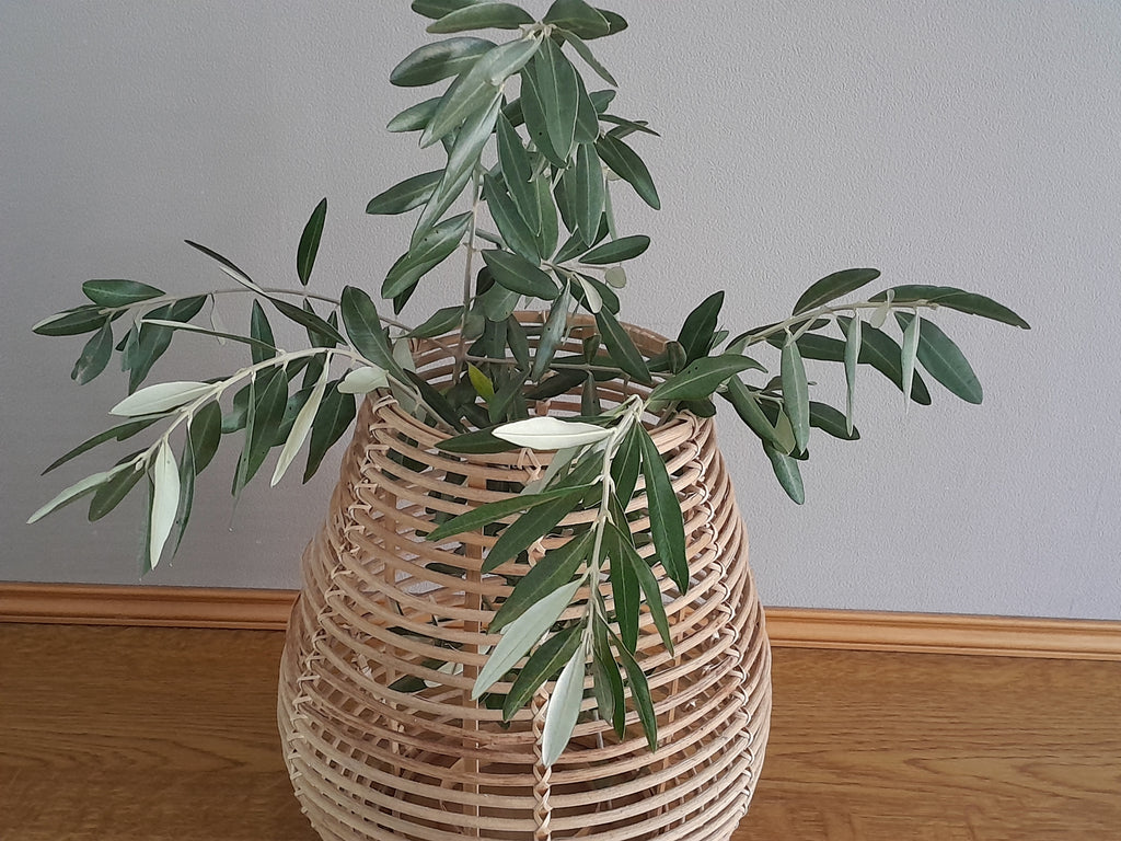 Lanterne en rotin naturel - Ref 063