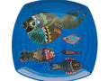 Plat en mélaminé Fragonard motifs poissons - Ref 070