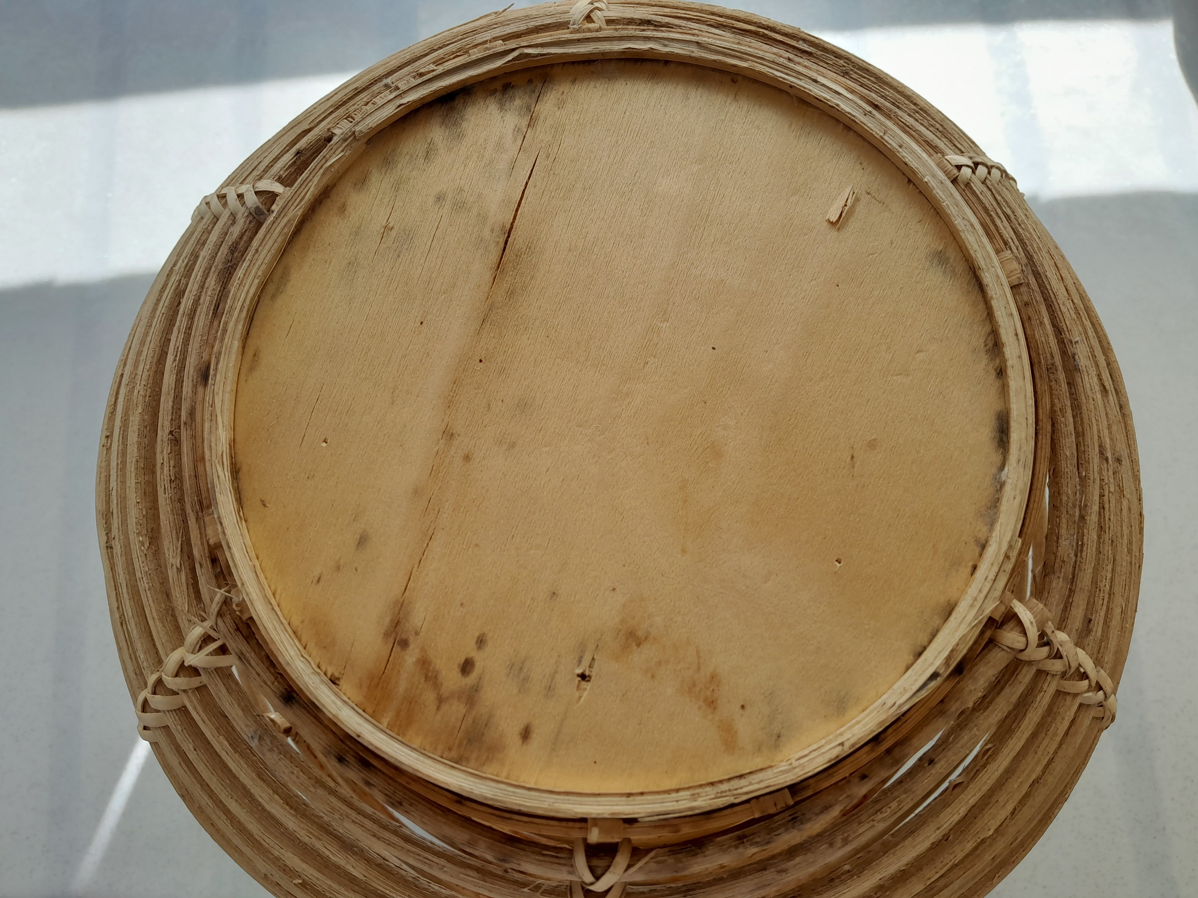 Lanterne en rotin naturel - Ref 063